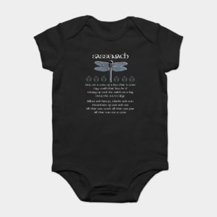 Sassenach Song, Scottish Thistle, Outlander Baby Bodysuit